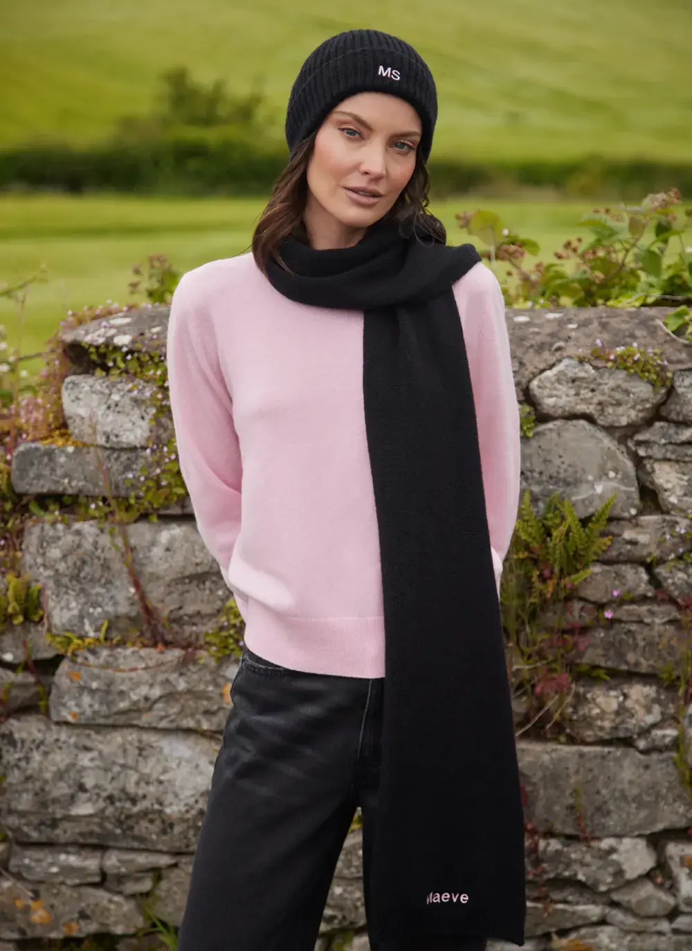 Personalized Wool Cashmere Scarf